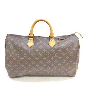 Authentic Louis Vuitton Speedy 40 Brown Monogram Hand Bag mn576-122825